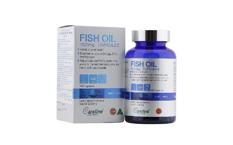 Thuốc bổ mắt cho người cận thị Careline Fish Oil 1000mg