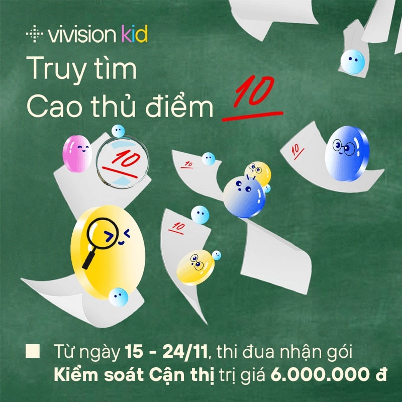 cao thủ điểm 10 vivision kid