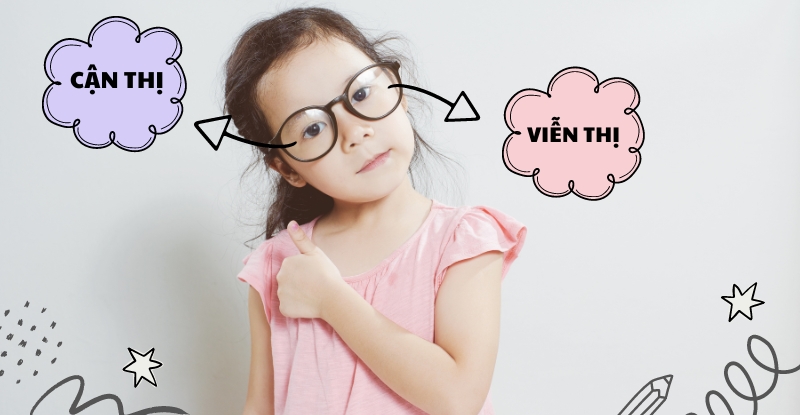 Một mắt bị cận thị và mắt kia bị viễn thị đã được ghi nhận, tuy nhiên không phổ biến