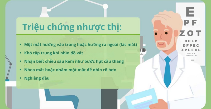 Dấu hiệu nhược thị ở trẻ