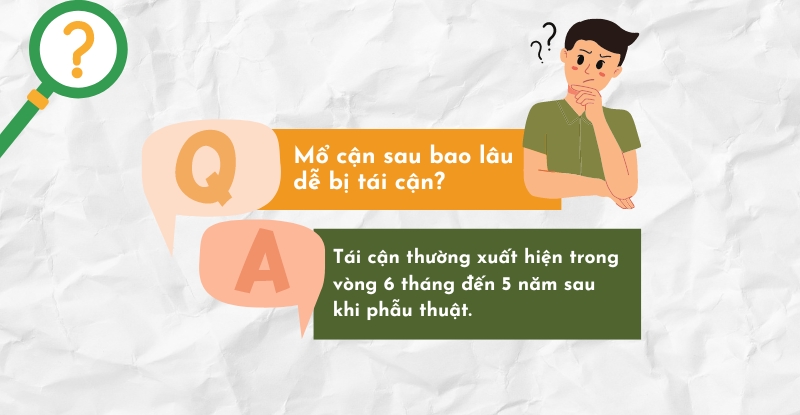 Mổ cận sau bao lâu dễ bị tái cận?