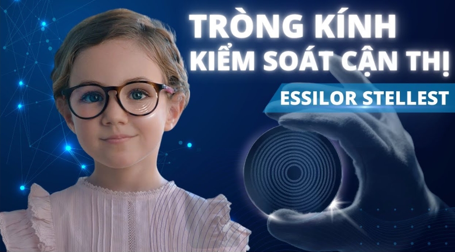 Tròng kính kiểm soát cận Stellest là sự lựa chọn tối ưu để ngăn chặn sự tiến triển cận thị.