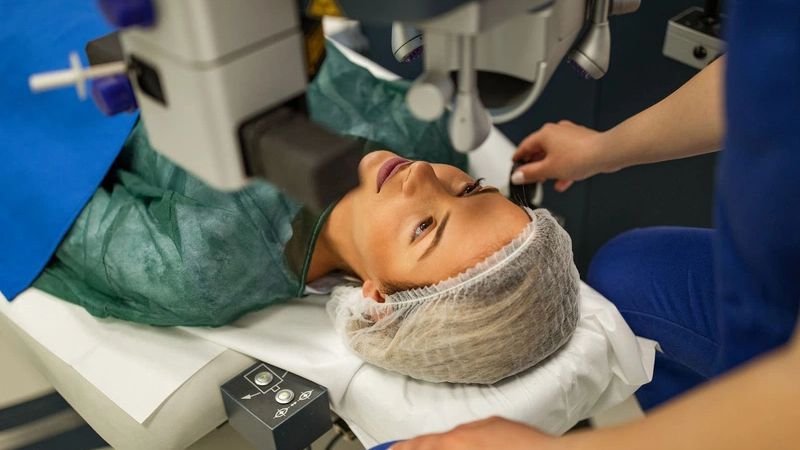 Mới mổ femto có cần kính chống ánh sáng xanh không?